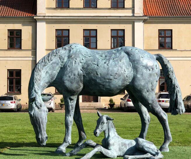Life size horse sculptures for sale Clearance