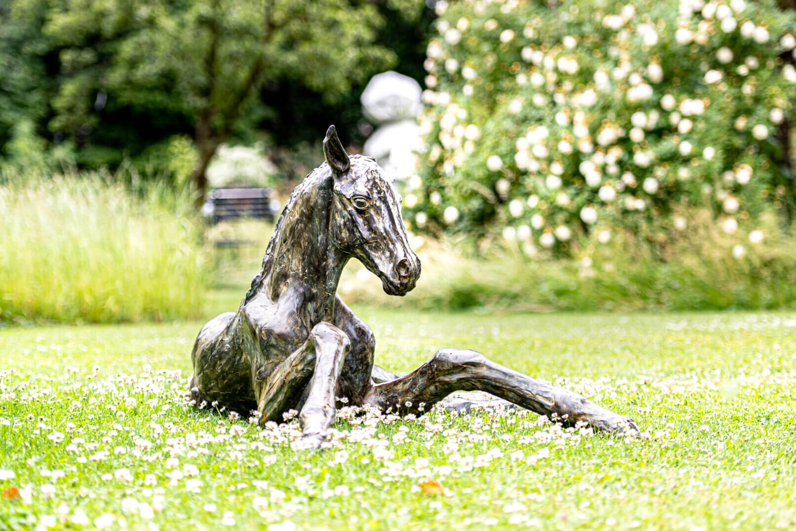 Horse sculpture foal equestrian art bronze La Belle