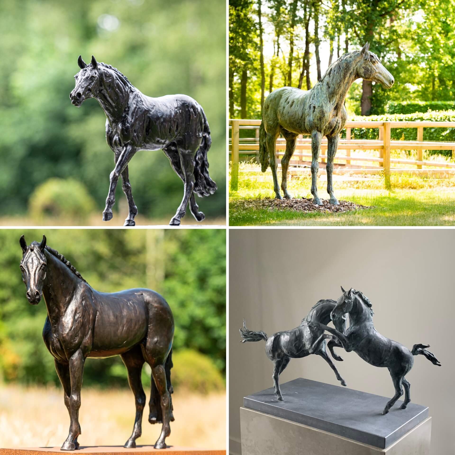 Buy Equine sculpture bronze - www.brigitteboss.com