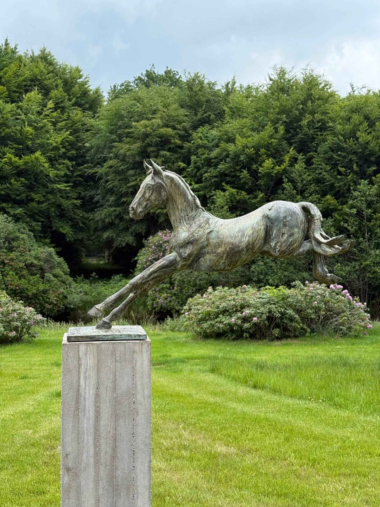 Jumping Horse Sculpture Midsize